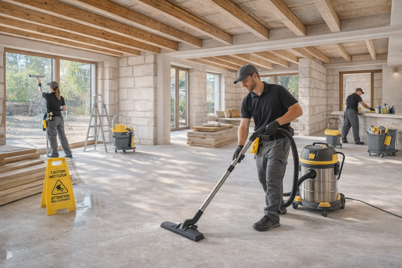 Nettoyage fin de chantier premium